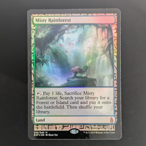 Mtg misty rainforest - \>>, (gd)