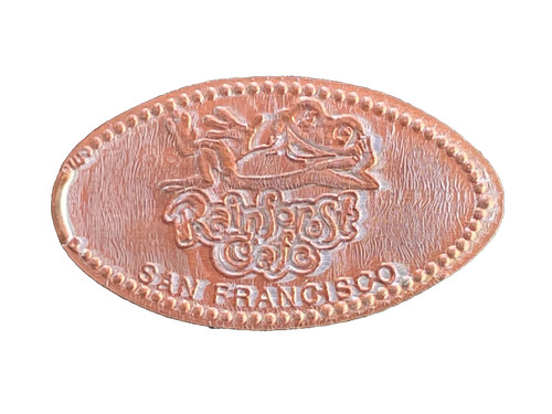 Elongated coin quetschmünze - elongated,