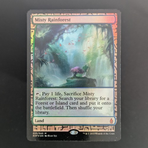 Mtg misty rainforest - \>>,